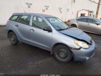  Salvage Toyota Matrix