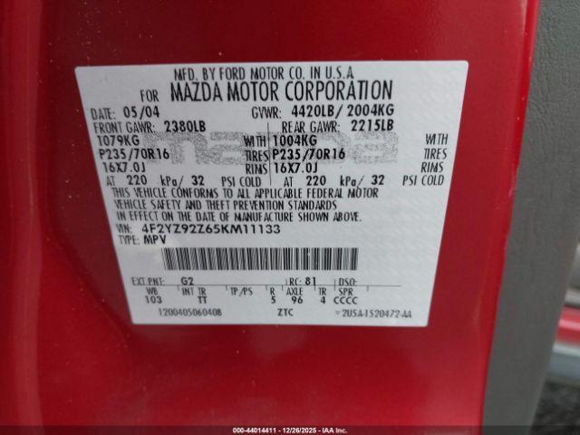 Mazda Tribute I Image 12