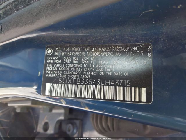 BMW X Series 4.4i Image 5