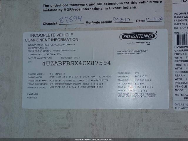 Freightliner Chassis X Line Motor Home Image 12