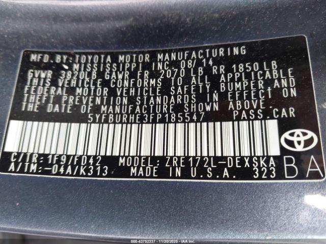 Toyota Corolla S Plus Image 12