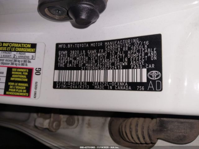 Toyota Corolla Le Image 10