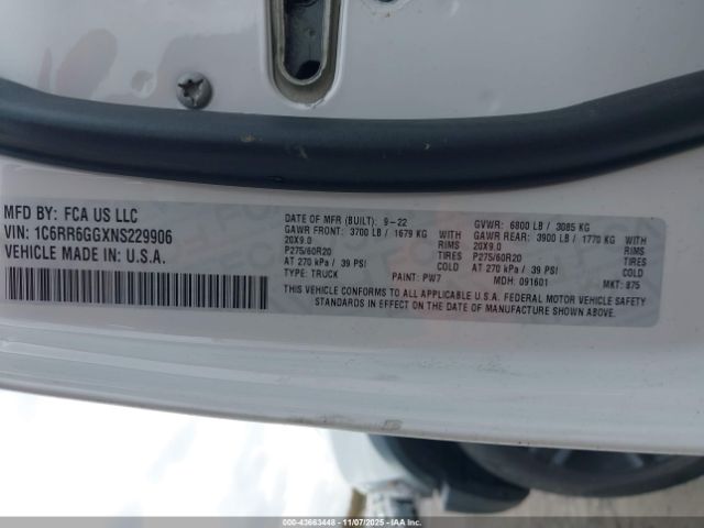 Ram 1500 Warlock  4x2 6'4 Box Image 12