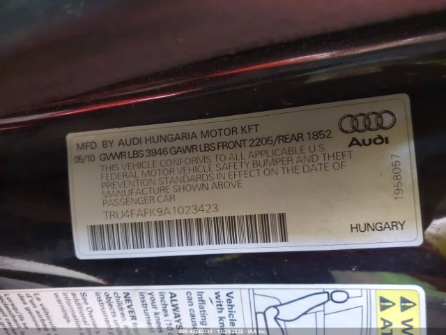 Audi TT 2.0t Premium Image 7