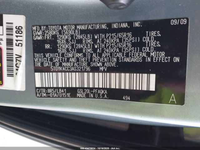 Toyota Sienna Xle Image 10