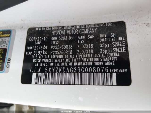 Hyundai SANTA FE Limited V6 Image 8