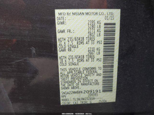 Nissan Murano Sl Image 6