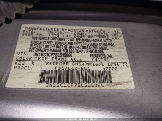 Nissan Versa 1.8sl Image 5