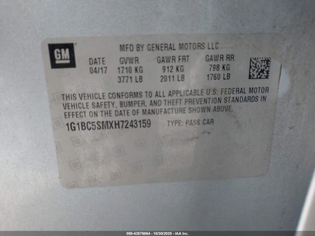 Chevrolet Cruze Ls Auto Image 9