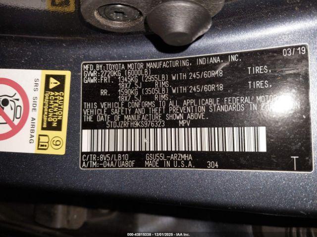 Toyota Highlander Xle Image 10