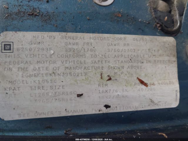 Chevrolet Blazer K1500 Image 9